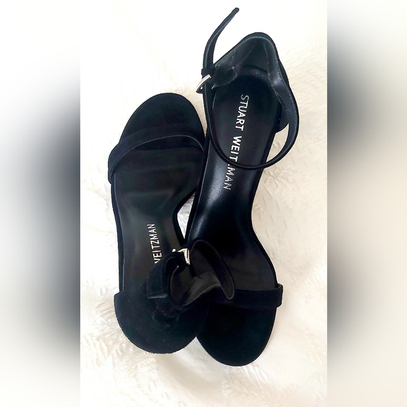Stuart Weitzman Suede Slingbacks Sandals Size 38/7.5 - Picture 3 of 10